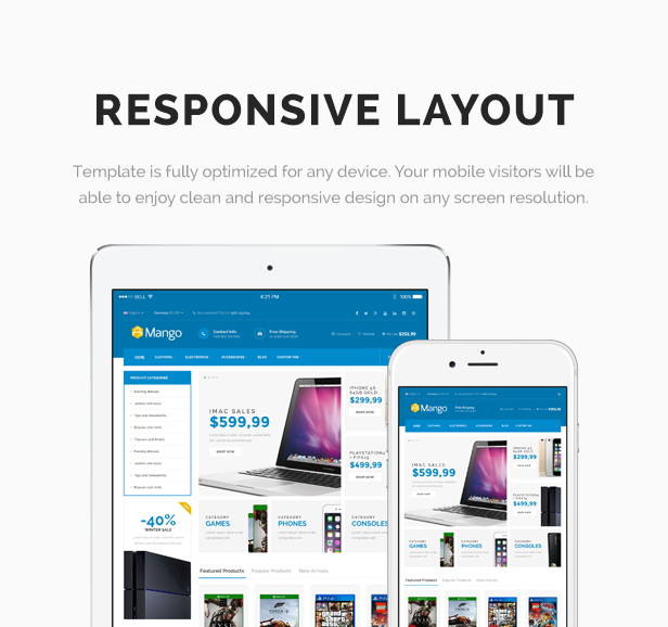 nulled template  mango